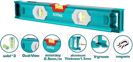 Изображение товара Уровень строительный TOTAL TMT26056
