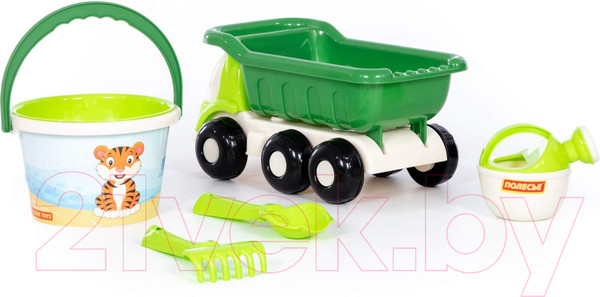 Изображение товара Набор игрушек для песочницы Полесье №640 Сафари Кеша / 93431 (в ассортименте)
