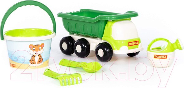 Изображение товара Набор игрушек для песочницы Полесье №640 Сафари Кеша / 93431 (в ассортименте)