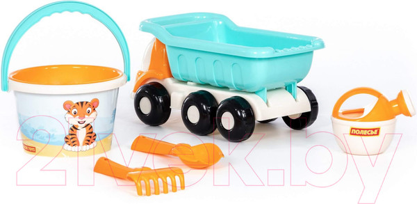 Изображение товара Набор игрушек для песочницы Полесье №640 Сафари Кеша / 93431 (в ассортименте)