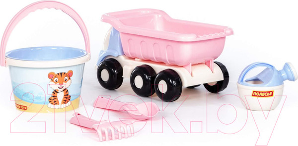 Изображение товара Набор игрушек для песочницы Полесье №640 Сафари Кеша / 93431 (в ассортименте)