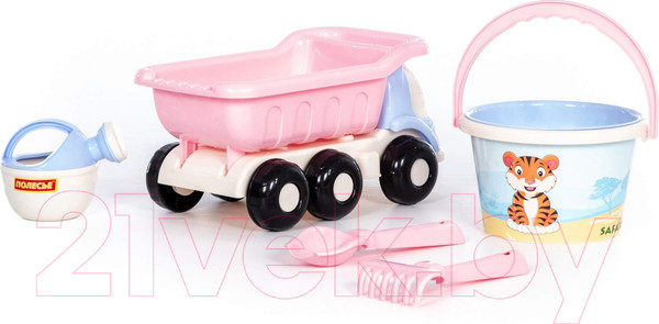 Изображение товара Набор игрушек для песочницы Полесье №640 Сафари Кеша / 93431 (в ассортименте)