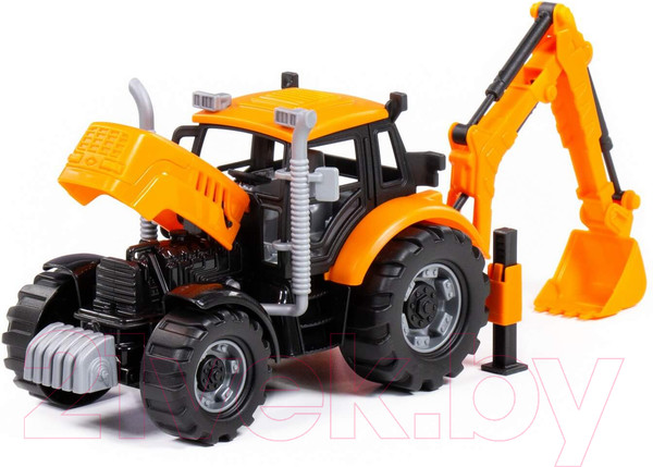 Изображение товара Экскаватор игрушечный Полесье Прогресс инерционный / 91543