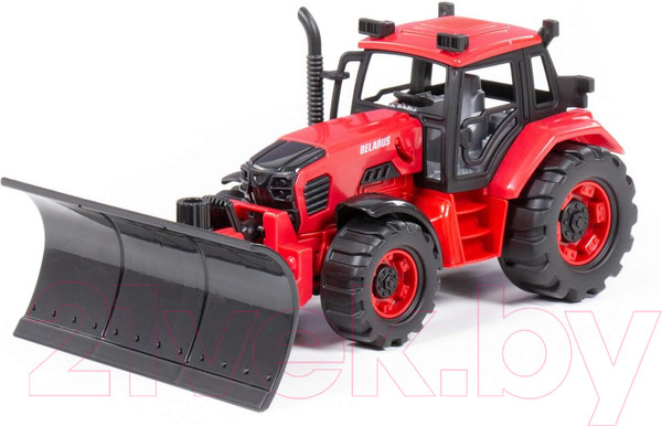 Изображение товара Трактор игрушечный Полесье Belarus с отвалом / 91895