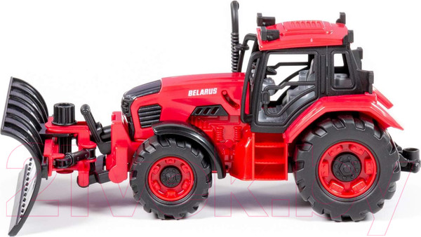 Изображение товара Трактор игрушечный Полесье Belarus с отвалом / 91895