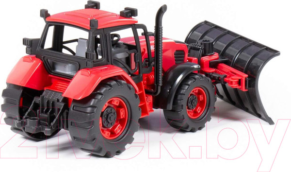 Изображение товара Трактор игрушечный Полесье Belarus с отвалом / 91895