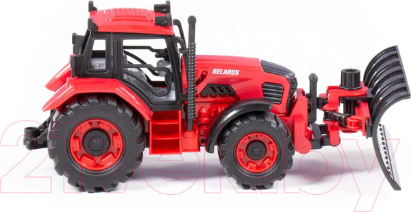 Изображение товара Трактор игрушечный Полесье Belarus с отвалом / 91895