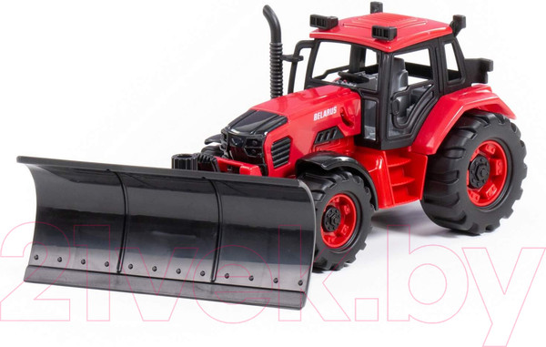 Изображение товара Трактор игрушечный Полесье Belarus с отвалом / 91895