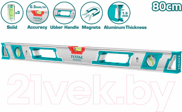 Изображение товара Уровень строительный TOTAL TMT28086M