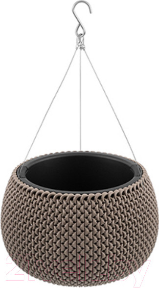 Изображение товара Кашпо El Casa Сфера / 640440 (серый/коричневый)