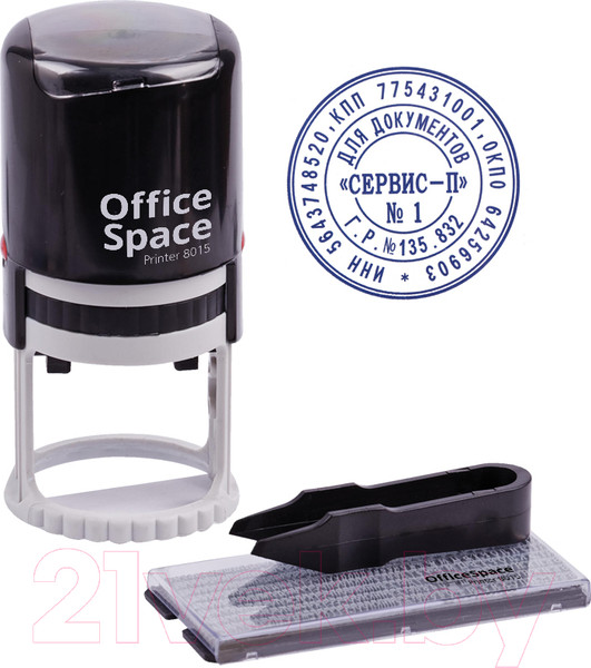 Изображение товара Штамп самонаборный OfficeSpace BSt_40517