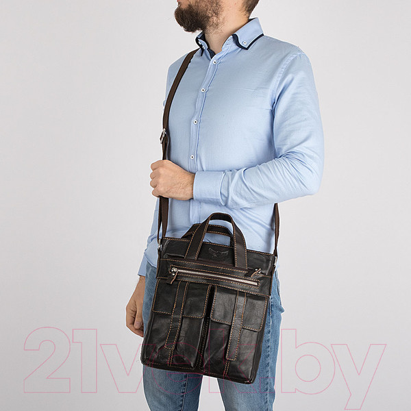 Изображение товара Сумка Poshete 196-3750-26-DBW (коричневый)