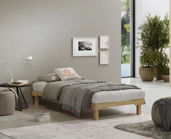 Изображение товара Односпальная кровать Домаклево Канапе 90x200 (береза)