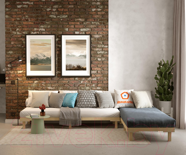 Изображение товара Односпальная кровать Домаклево Канапе 90x200 (береза)