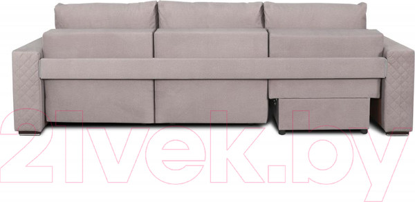 Изображение товара Диван угловой Мебельград Неаполь-2 Стандарт левый (аура темно-бежевый)