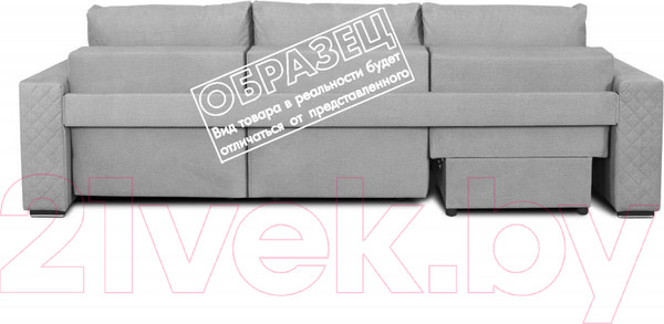 Изображение товара Диван угловой Мебельград Неаполь-2 Стандарт левый (аура голубой)