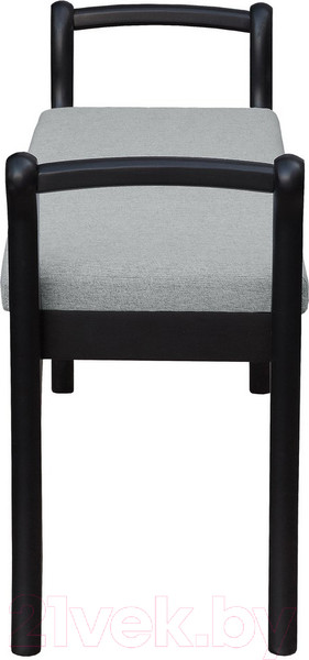 Изображение товара Банкетка Мебелик Мягкая с подлокотниками (серый/венге)