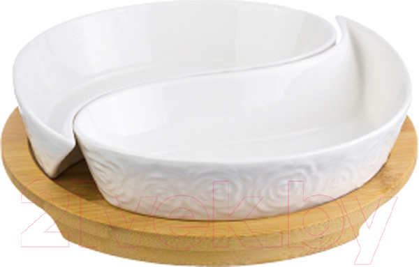 Изображение товара Менажница Elan Gallery Инь-Янь розы / 540272