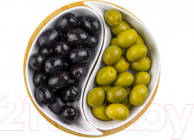 Изображение товара Менажница Elan Gallery Инь-Янь розы / 540272