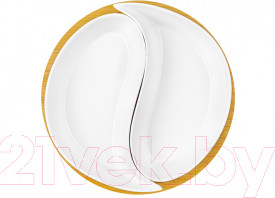 Изображение товара Менажница Elan Gallery Инь-Янь айсберг / 540349