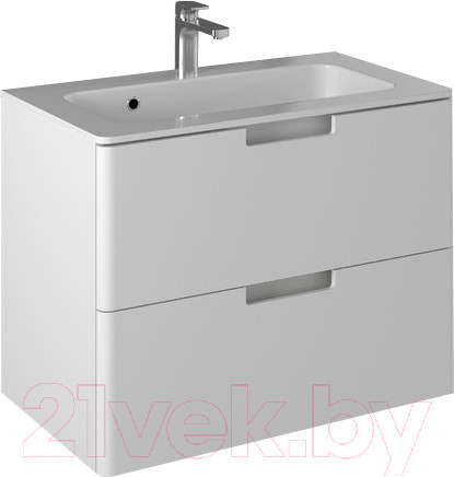 Изображение товара Тумба с умывальником Briz Прато Прато 80 / 240 03-18080-16 00 БЕЛ