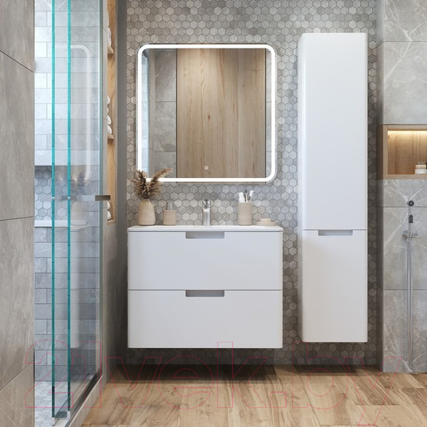 Изображение товара Тумба с умывальником Briz Прато Прато 70 / 240 03-18070-16 00 БЕЛ