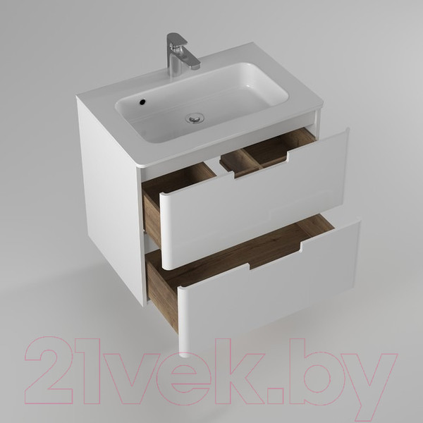 Изображение товара Тумба с умывальником Briz Прато Прато 70 / 240 03-18070-16 00 БЕЛ