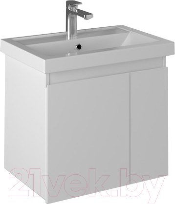 Изображение товара Тумба с умывальником Briz Бьелла Фостер 60 / 364 03-18060-06 00 БЕЛ