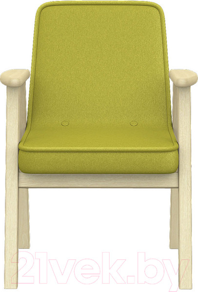 Изображение товара Кресло мягкое Мебелик Ретро (лайм/лак)