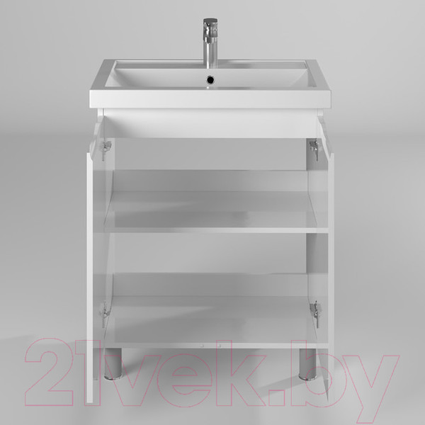 Изображение товара Тумба с умывальником Briz Мальта Фостер 70 / 365 03-02070-06 00 БЕЛ