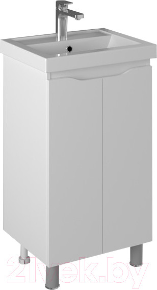 Изображение товара Тумба с умывальником Briz Мальта Фостер 50 / 365 03-02050-06 00 БЕЛ
