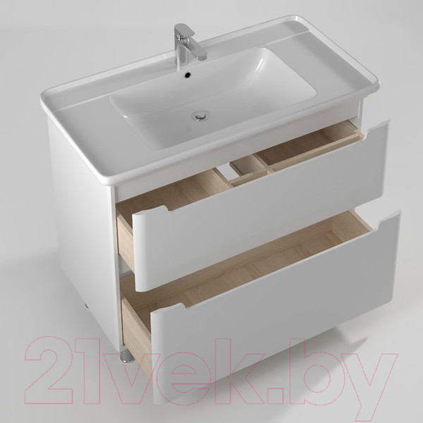 Изображение товара Тумба с умывальником Briz Альби Дуглас 105 / 235 03-08105-14 00 БЕЛ