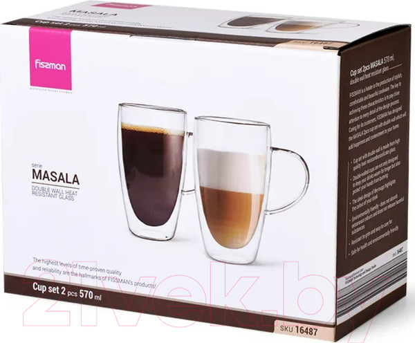 Изображение товара Набор кружек Fissman Masala 16487