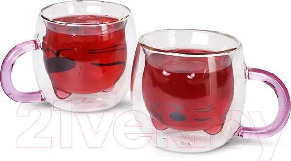 Изображение товара Набор стаканов для горячих напитков Fissman Chocolatta 16491