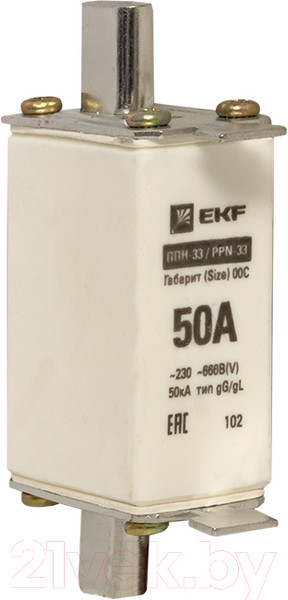 Изображение товара Предохранитель плавкий EKF PROxima Fus-33/160/50