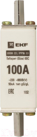 Изображение товара Предохранитель плавкий EKF PROxima fus-33/100