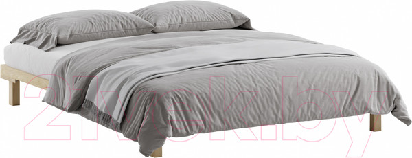 Изображение товара Полуторная кровать Домаклево Канапе 140x200 (береза)