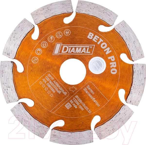 Изображение товара Отрезной диск алмазный Diamal DM1504