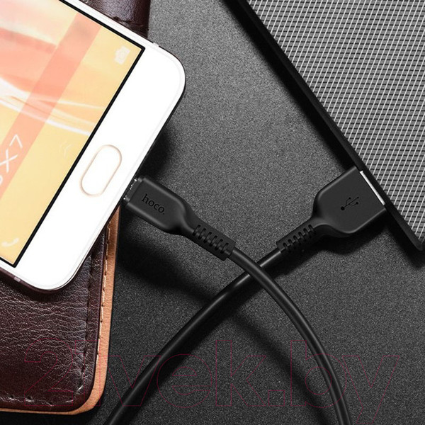 Изображение товара Кабель Hoco X20 Flash MicroUSB (3м, черный)
