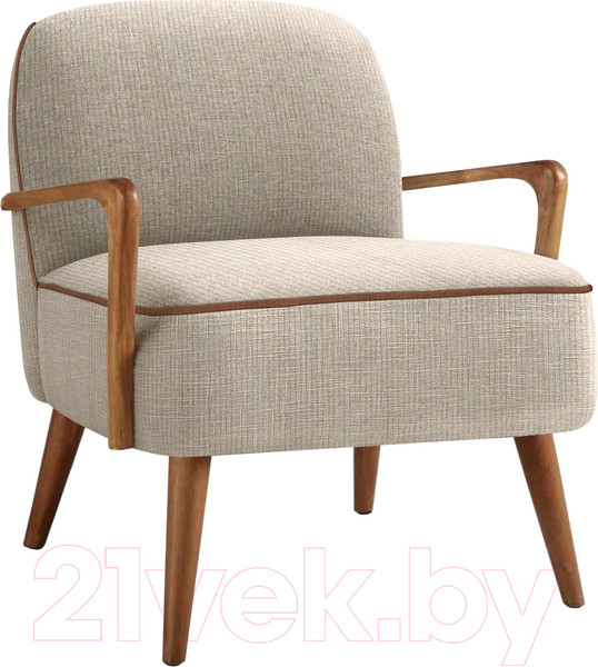 Изображение товара Кресло мягкое Halmar Pastore (светло-серый/светлый орех)