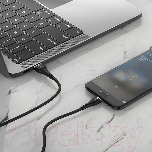 Изображение товара Кабель Hoco X45 Micro (1м, черный)