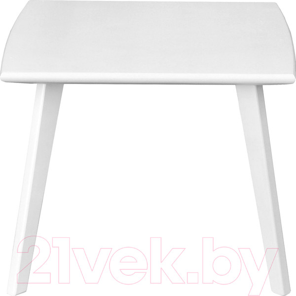 Изображение товара Журнальный столик Мебелик Ретро квадратный (снег)