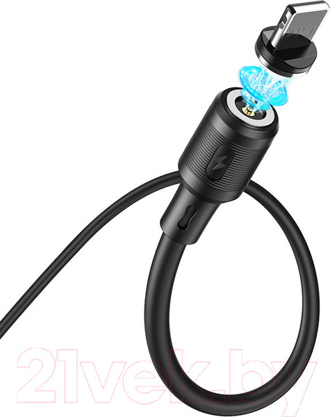 Изображение товара Кабель Hoco X52 Lightning (1м, черный)