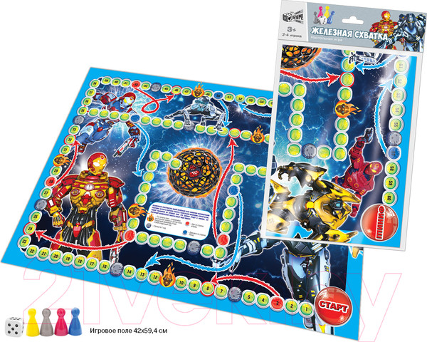 Изображение товара Настольная игра Русский стиль Железная схватка / 7109