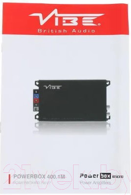 Изображение товара Автомобильный усилитель VIBE audio Powerbox 400.1M-V7