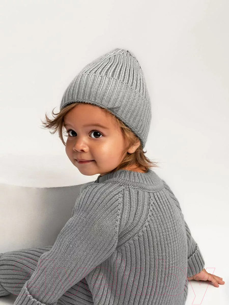Изображение товара Комбинезон для малышей Amarobaby Pure Love Tot / AB-OD22-PLT5/11-80 (серый, р. 80)