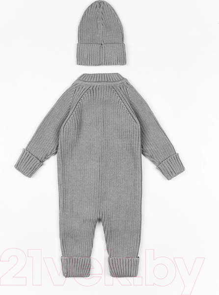 Изображение товара Комбинезон для малышей Amarobaby Pure Love Tot / AB-OD22-PLT5/11-80 (серый, р. 80)