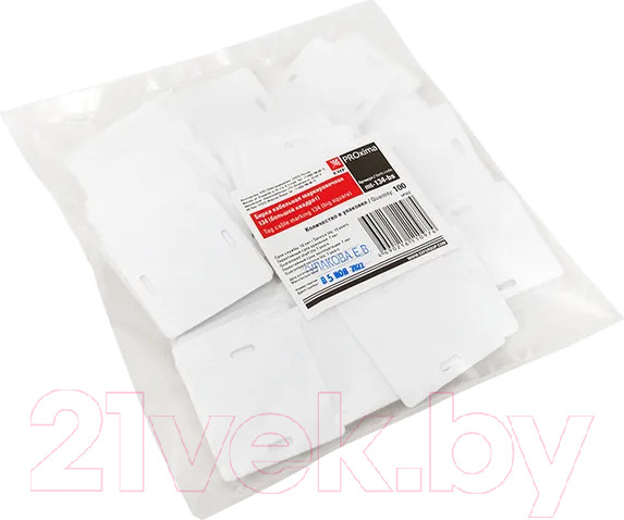 Изображение товара Бирка кабельная EKF PROxima У-134 Mt-134-bs (100шт)