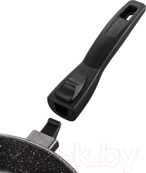 Изображение товара Съемная ручка для посуды Elan Gallery Гармония Вкуса / 120232 (черный мрамор)