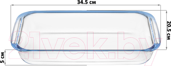 Изображение товара Форма для запекания Elan Gallery Прямоугольное / 360080